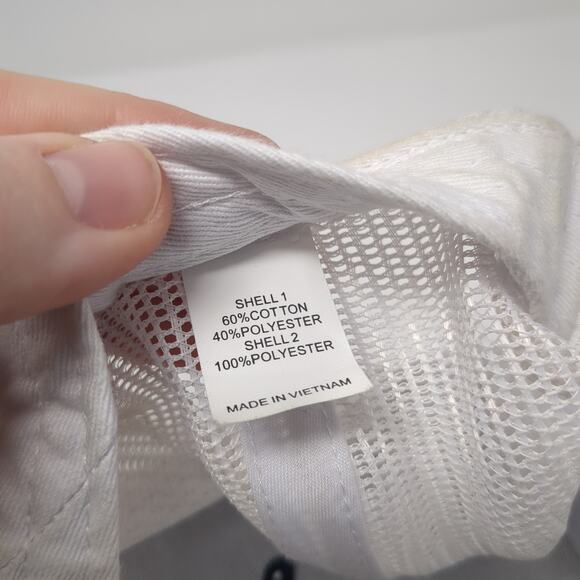 Sunset Palm Tree Patch Snapback Mesh Back Trucker Hat Blue One Size - Picture 10 of 10